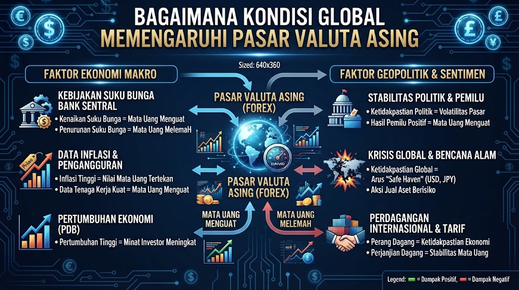 Kondisi Global Pasar Forex dan Faktor Pengaruhnya