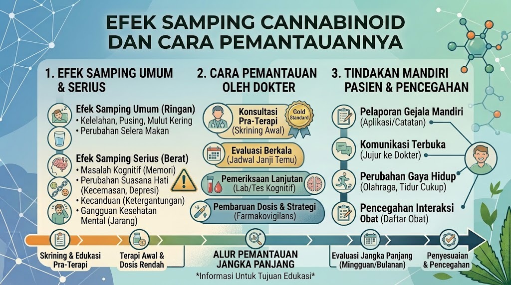 Efek Samping Cannabinoid dan Cara Pemantauannya